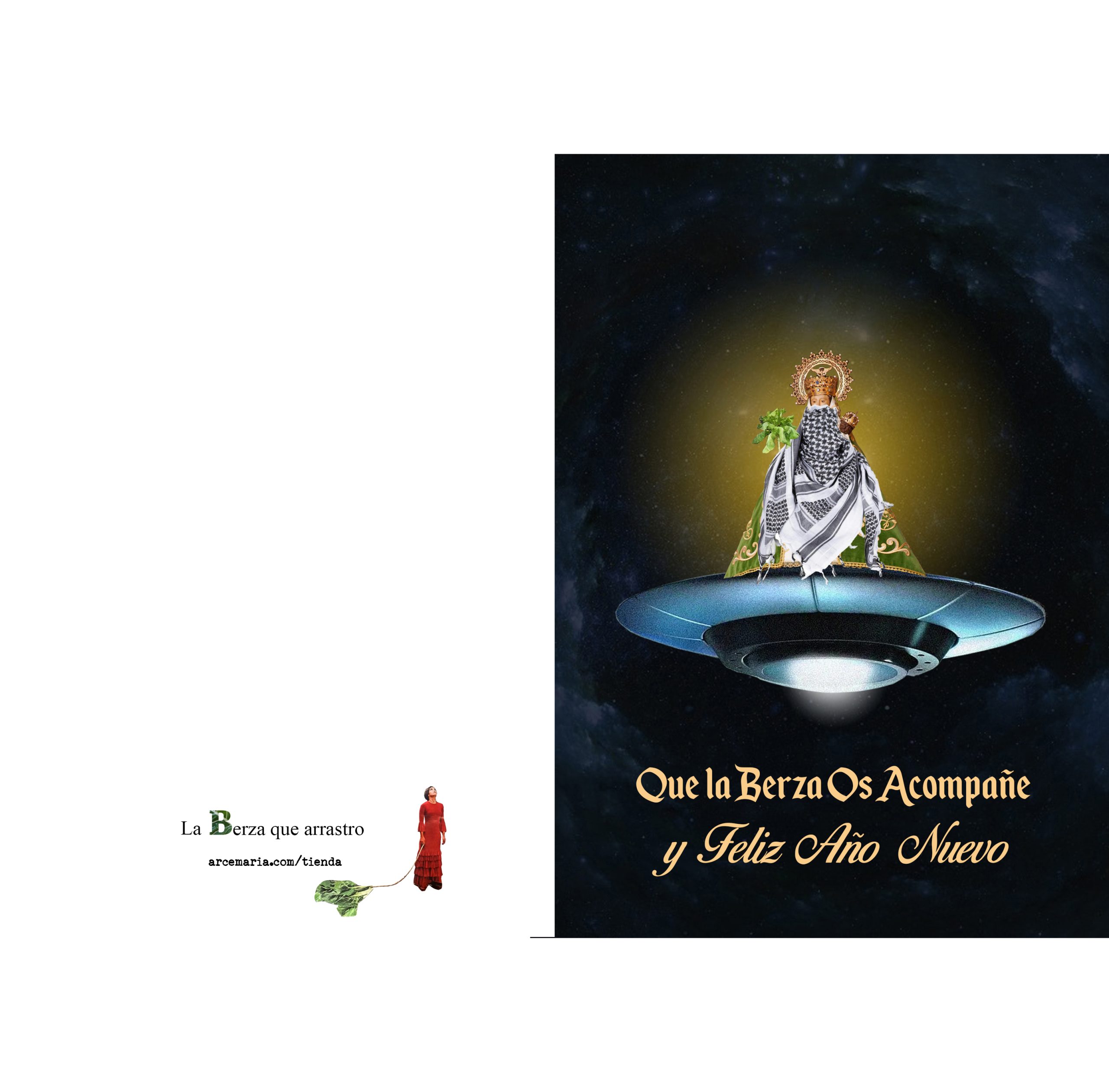 Tarjeta de Año Nuevo Santina Palestina