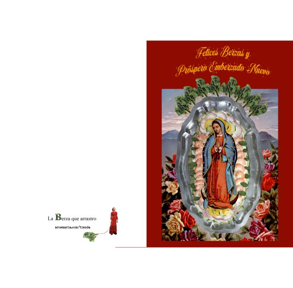 Tarjeta de Año Nuevo Virgen de Guadalupe